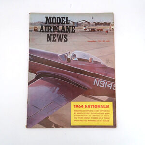 Model Airplane News Magazine November 1964 Airplanes Vintage